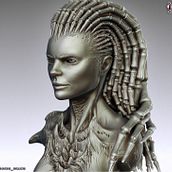Queen Of Blades. Fan Art 3d Modeling.. Un proyecto de 3D de Boris Ros - 11.01.2018