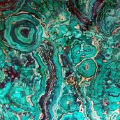 MUEBLE MALAQUITA. Fine Arts, Traditional illustration, and Painting project by Eugenia Spilnik - 08.12.2017