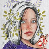 Mi Proyecto del curso: Retrato ilustrado en acuarela. Un proyecto de Ilustración tradicional de Yolanda Pérez González de los Ríos - 15.01.2018