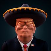 TRUMP IS DUMB. 3D, Comic, and Traditional illustration project by Conspiracystudio - 01.16.2018