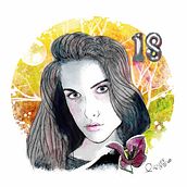Mi Proyecto del curso: Retrato ilustrado con Photoshop. Traditional illustration project by Clàudia Piquer Casajuana - 01.17.2018