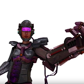 Scifi Woman. Een project van 3D, Animatie, Karakteranimatie y  Beeldende kunst van Francisco Ortega - 18.01.2018