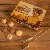 Packaging Biscuits Galicia. Br, ing e Identidade, Direção de arte, Design, Design de produtos, Design gráfico, Ilustração tradicional, e Packaging projeto de Cristina de Blas Dilla - 18.01.2018
