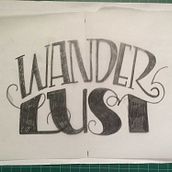 wanderlust / pura vida. Un proyecto de Artesanía, Diseño, Diseño gráfico y Lettering de Tere Poliak - 20.01.2018