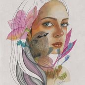 Mi Proyecto del curso: Retrato ilustrado en acuarela. Traditional illustration project by Elisa Montero - 02.02.2018