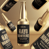 Rayo Norteño. 3D, Br, ing, Identit, Web Development, Art Direction, Product Design, Graphic Design, Lettering, Naming, and Packaging project by Guillermo Tejeda - 08.26.2017