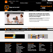 Arquitectura y redacción ORANGE CASH microsite. Un proyecto de Consultoría creativa y Escritura de Raúl F. Millares - 24.03.2015