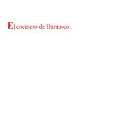 El Cocinero de Damasco. Un progetto di Br, ing, Br e identit di Rosa Inmo - 20.12.2017