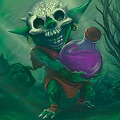 Goblin. Traditional illustration project by Marcos Vieira - 09.09.2017