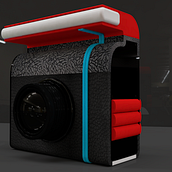 Gadget - Camera. 3D, Design de acessórios, Design gráfico, e Web Design projeto de Fernando Yoris - 28.01.2018