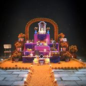 DIA DE MUERTOS . 3D, and Lighting Design project by JULIO GONZALEZ - 11.02.2014
