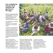 JANE GOODALL INSTITUTE. Editorial Design project by Noelia Gómez Miñarro - 01.30.2018