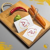 "Par 3", buena comida, buena bebida y buena compañía. Propuesta de diseño de marca para un restaurante.. Br, ing, Identit, Graphic Design, and Naming project by Samantha Pérez - 02.01.2018