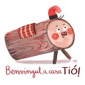 Caga tió. Arts, Crafts, Fine Arts, To, Design, Character Design, and Traditional illustration project by marta moreno - 02.02.2018