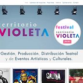 Diseño de www.territoriovioleta.com. Web Design project by maquetok martín - 02.02.2018
