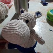Mi Proyecto del curso: Amigurumi: Godzila con mi propio patrón. Arts, and Crafts project by rocioarienta - 02.05.2018