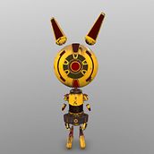 D- Rabbit (3d model) . 3D, Animasi, Animasi Karakter, Desain, Desain Mainan, Dan Desain Karakter proyek oleh Diego Ortega Palacios - 02.05.2018