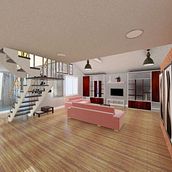 Interior. 3D, Interior Architecture, Furniture Design, Making & Infographics project by Ángel-Augusto Edjang - 02.05.2018