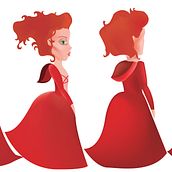 Diseño de Personajes Caperucita Roja. Un proyecto de Diseño de personajes de Amanda Peur - 05.02.2018
