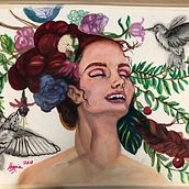 Perséfone regresando del inframundo . Fine Arts project by Verónica Rosales - 02.06.2018