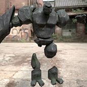 Golem. 3D, Game Design, and Character Design project by Miguel Gutierrez - 02.06.2018