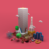 Mi Proyecto del curso: Dirección de Arte con Cinema 4D. 3D, Direção de arte, e Design projeto de ivodelmondes - 06.02.2018