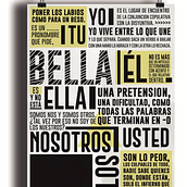 Bloque tipográfico.. Een project van Grafisch ontwerp, T y pografie van Carla Gomez Sanchez - 07.02.2018