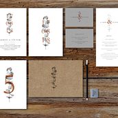 Wedding invitations. Graphic Design project by Luis López Rodríguez - 02.08.2018