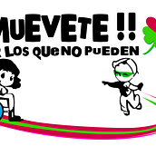 Muévete por los que no pueden. Un progetto di Illustrazione vettoriale di Isabel Maria Madrid - 08.07.2015