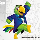 Diseño de mascota para ''Confitería el loro''. Character Design project by Joseph Sanchez - 01.13.2016