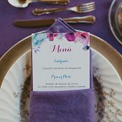 Minutas y place cards flores de acuarela. Un progetto di Graphic design di Virginia Corona Blanco - 10.09.2017