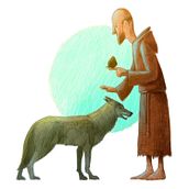 Hermano Lobo. Traditional illustration project by Adolfo Arranz - 02.11.2018