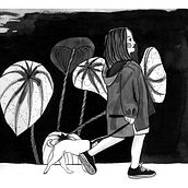 El Paseo: Introducción a la ilustración con tinta china: . Un proyecto de Ilustración tradicional de Lina Yumi Traspaderne - 12.02.2018