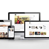 Web estudio de tatuajes, Intitattoo. Street Art, Creative Consulting, Design, Graphic Design, Web Design, and Photo Retouching project by Daniela Nettle - 06.18.2017