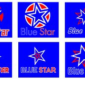 Logotipos Blue Star. Br, ing, Identit, Creative Consulting, Cop, writing, Design, Editorial Design, Graphic Design, and Web Design project by Miguel García - 02.14.2018