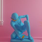 Selfies de museo. 3D, Art Direction, and Graphic Design project by José Miguel Infante - 02.14.2018