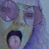 Mi Proyecto del curso: Retrato ilustrado en acuarela. Traditional illustration project by Rosa - 03.10.2018