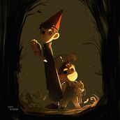 Fan art "Over the garden wall". Un progetto di Character design e Illustrazione tradizionale di Celeste Fennell - 17.02.2018