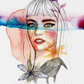 Mi Proyecto del curso: Retrato ilustrado en acuarela con Ana Santos. Un proyecto de Ilustración tradicional de Leyre Leon - 17.02.2018