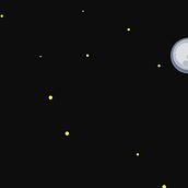 To the moon and beyond. Animation, and Web Development project by Raúl García Martín - 02.19.2018
