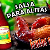 Diseño de etiqueta de producto, y cartel publicitario. SALSA PARA ALITAS "Macs Hot Sauce" Familia de sabor: FRUTALES. Un proyecto de Diseño de producto y Publicidad de marcebbueno - 20.12.2016