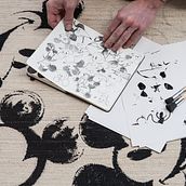 Disney X Nanimarquina Rug. Design, and Traditional illustration project by Julien Sciaence - 02.19.2018