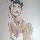 Mi Proyecto del curso: Ilustración con pastel y lápices de colores. Traditional illustration project by Bea Sainz - 03.05.2018