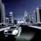 TRON aesthetics rally [PathGraph] [3D 360 VR]. Un proyecto de 3D, Animación, Arquitectura, Cine, Cómic, Diseño de automoción, Diseño de juegos, Eventos y Vídeo de Carlos Hernández Gironés - 20.01.2018
