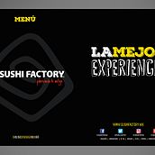 Menú Restaurant Sushi Factory 2015-2016 Ein Projekt aus dem Bereich Grafikdesign von Paola Villegas - 21.02.2018