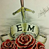 Boceto para tatuaje. Un proyecto de Diseño e Ilustración tradicional de Daniel Moguel del Río - 21.02.2018