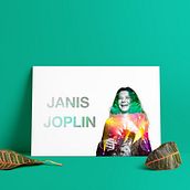 Janis Joplin. Un proyecto de Diseño y Diseño gráfico de Mario Figueredo Martín - 22.02.2018