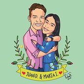 ENAMORADOS. Een project van Traditionele illustratie van richardescalona - 14.02.2018