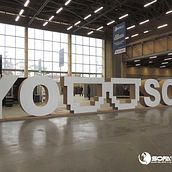 Feria Sofa 2018 Corferias - Agencia Click Clack. Projekt z dziedziny Design użytkownika Ecodiseño 100% carton personalizado - 25.02.2018