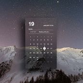 Calendar concepts . UX / UI project by Manuel Gonzalez del Valle - 02.25.2018